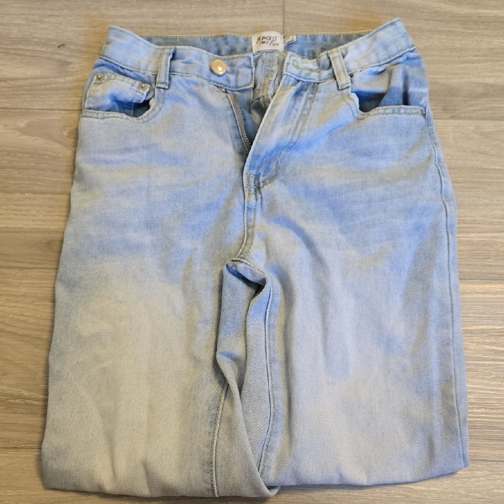 Princess Polly Flare Light Blue Jeans
